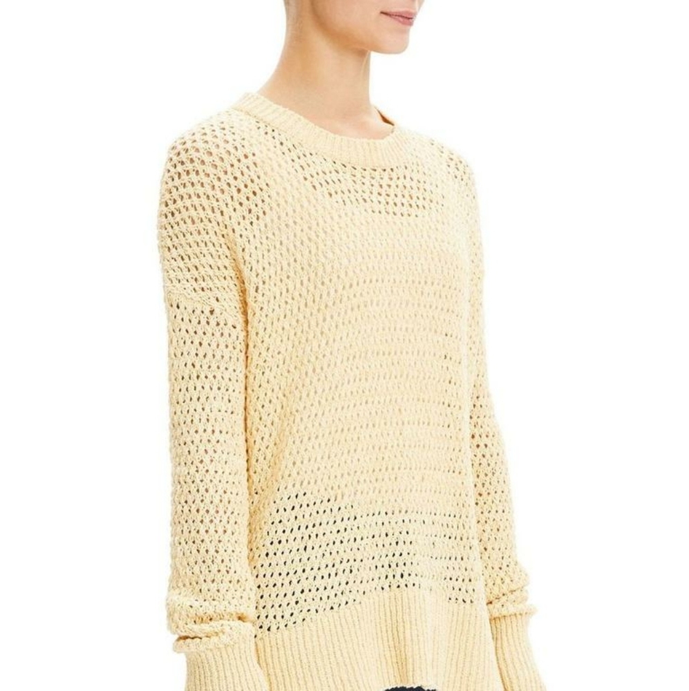 Theory open knit Karenia Sughero pullover sz L